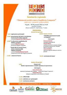 FQTS2020 Campania programma seminario 29-30 gennaio